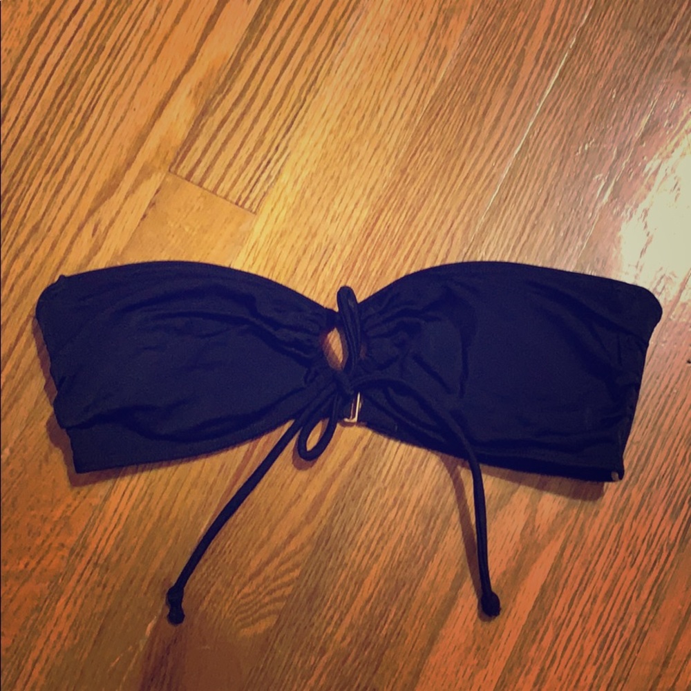 VS bandeau black bathing suit top
